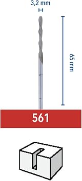 Dremel Multipurpose Spiral Cutting Bit Multipack 561 3.2 mm Shank view 2