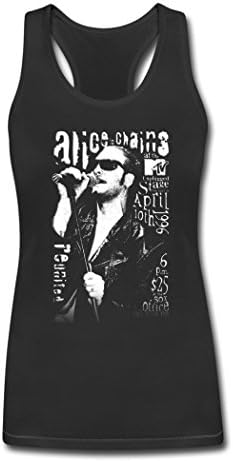 YZH hot 2016 Women's Alice in Chains fashion tour Tank Top for lady Black M