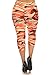 Leggings Depot Women's Butterknit Capri Cropped REGULAR and PLUS Printed Leggings Tights Batch13 (Plus (Size 12-24), Coral Fuse Camouflage)