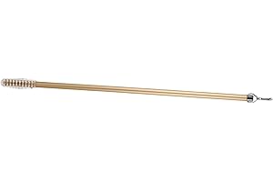 Uonlytech Aluminum Alloy Curtain Pull Rod for Drapery Manual Window Curtain Wand in Gold Lightweight Sturdy