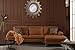 Leather Sectional Sofa, L-Shape Couch with Chaise, 108.7