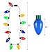 Bestwin Lights Necklace, Christmas LED Light, Necklace Light Up Party Favors with 12 LED Bulbs, Best Party Lights Necklace (3 Packs)