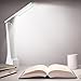 rozky Rechargeable Table Lamp, Battery Operated LED Modern Desk Lamp, Touch Sensitive Control,Mini/Cordless/Portable Lamp,3 Brightness and 3 Color Modes Dimmable, for Home,Travel,Task (White)