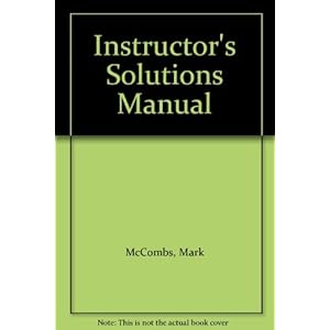 Instructor's Solutions Manual