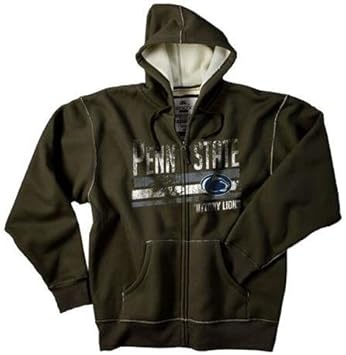 Amazon Penn State Universityメンズフード付きダークグリーンジャケット M J America スポーツファングッズ