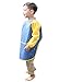 Plie Waterproof Kids Art Smocks 37 Colors (Age 1-10, S-XXL size), Blue Star (07-L)