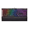 Corsair K95 RGB Platinum XT Mechanical Gaming Keyboard, Backlit RGB LED, Cherry MX RGB Blue, Black (Renewed)