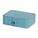 Mele and Co Giana Plush Jewelry Box with Lift Out Tray