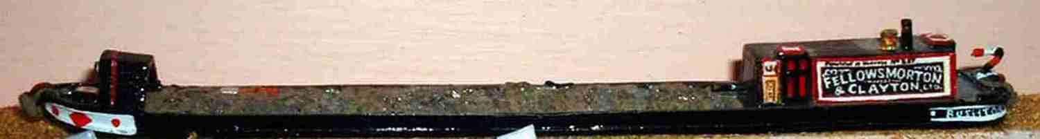 Langley Models 72ft Narrowboat 'Motor' N Scale UNPAINTED Metal Model Kit A18b
