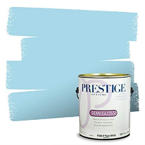 PRESTIGE Paints P500-P-SW6952 Interior Paint and Primer in One, 1-Gallon, Semi-…