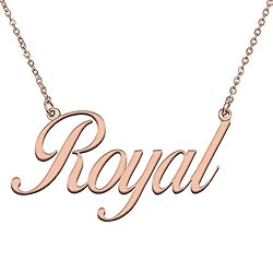 GR35Z9 Customized Unique Nameplate Jewelry My Name