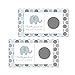Paper Clever Party Baby Shower Games Elephant - 28 Cards - Fun Scratch Off Game Guest Activities to Reveal Prizes, Safari Favors Ideas Prince Theme Blue and Grey