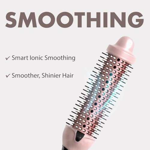 Thermal Brush – 3-in-1 Professional Blowout Brush for Smooth, Voluminous & Curled Hair | Anti-Frizz Ionic Technology | 3 Heat Settings | Fast 10-Minute Styling