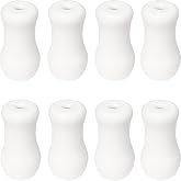 APUXON 20pcs White Plastic Cord Tassel Window Blind Cord Knobs Drops Pull End for Blinds or Shades