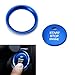 iJDMTOY 2pc Set Blue Aluminum Keyless Engine Push Start Button & Surrounding Decoration Ring For Mazda 3 6 CX-3 CX-5 CX-9 MX-5 w/Push Start Engine Feature