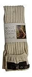 Noelle Boot Sock with Buckle - Oatmeal