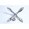 Amarine-made-Folding-Grapnel-Anchor-Steel-Stainless-33lbs-15kg-Boat-marine-yacht-dinghies