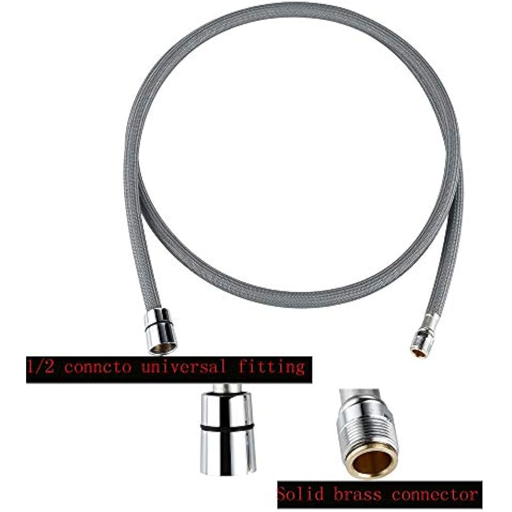 Kitchen Faucet Pull Out Replacement Hose, Down Sink Parts, Spray Head