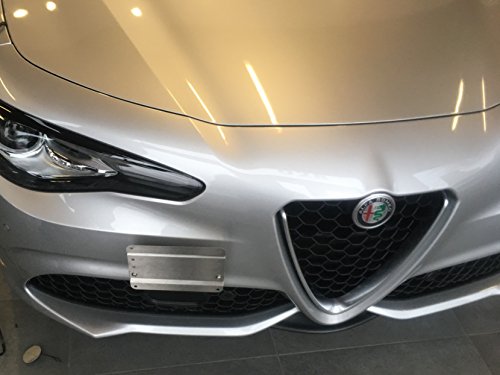 GMG Motorsports ALFA Romeo Giulia NO Holes License Plate Bracket Kit - Thumbnail 3