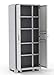 Keter Optima Wonder Free Standing Plastic Tall Storage Cabinet with 4 Adjustable Shelves, 72