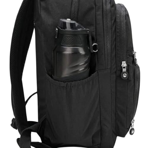 Mochila Feminina Masculina Tactel Notebook Escolar Resistente Grande Costas Juvenil Escola Preta