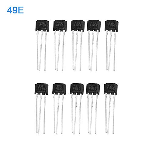 10 pcs 49E Hall Element OH49E SS49E Hall Effect Sensor Linear Switch