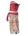 MUABABY Girls Adventure Outfit Cosplay Costume Skirt Set with Accessories (7-8 Years, Dress with headband)