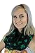 Satin Irish St. Patrick's Day Shamrock Clover Infinity Circle Scarf, Black/Green, One Size