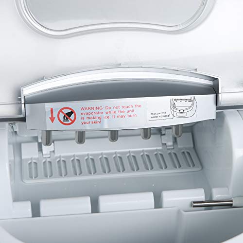 WOLTU Eiswürfelmaschine Eiswürfelbereiter, 12kg/24hrs, 3 Eiswürfel-Größen, 2,8 Liter Wassertank… – Bild 5