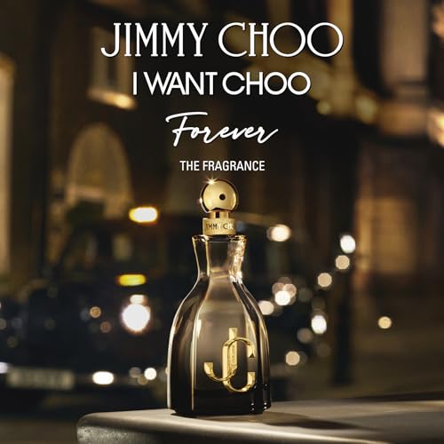 JIMMY CHOO - I Want Choo Forever Eau de Parfum Purse Spray - Women\'s Fragrance - Amber Chypre Gourmand - With notes of Juicy Rose, Black Cherry Liquor & Moss Accord - 0.33 Fl Oz