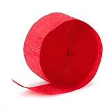 Mayflower Products Red Crepe Streamer - 81'