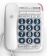 BT Big Button 200 Corded Landline Phone - Elderly Friendly, Amplified, Hearing view 2