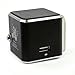 Doinshop Fashion New Portable Micro SD TF USB Mini Stereo Speaker Music Player FM Radio PC Mp3 (Black)