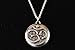 Aum Om Pewter Aromatherapy Essential Oil Diffuser Necklace Locket Pendant Jewelry on 22 Inch Stainless Steel Chain