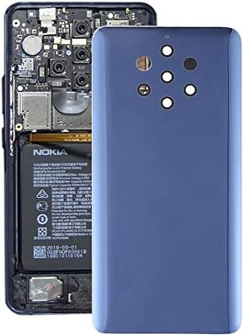 YICHAOYAPARTS Mobile Phone Back Cover Replacement for Nokia,Battery Back Cover for Nokia 9 PureView(Blue) (Color : Blue)