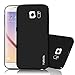 S6 Case, Galaxy S6 Case - TURATA [2nd Generation] Slim fit [Full Edge Protection Camera Protection] Premium Coated Non Slip Surface Four Layer Paint Designed Case for Samsung Galaxy S6 - Black