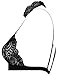 Women's Crop Tops Lace Choker Sheer Bralette Bustier Unpadded Bra Lingerie (M, Black)