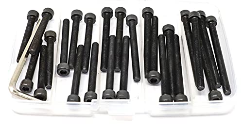 iexcell 25 Pcs M5 x 40/45/50/55/60 Alloy Steel 12.9