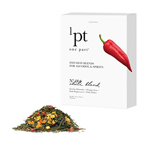 Teroforma 1PT Infusion Blends - Spirit & Alcohol Flavor Infuser Packets for Home Infusion, Single Pack 16g (Chili)