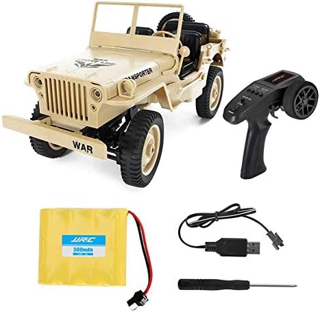 Rc Cars Kids Adults, RC Military Truck WiFi Camera 4WD 1/10 Army Crawler Offroad Car APP Control/Remote Control RTR Toy Remote Control Car by dissylove