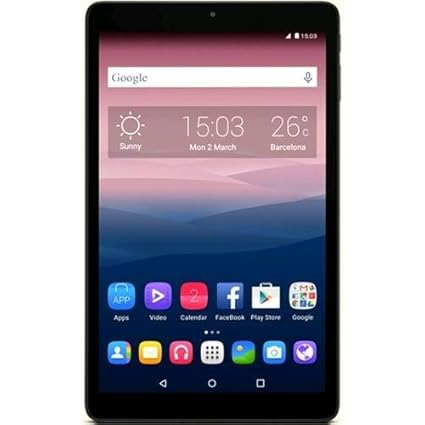 Alcatel 9010X-2AALIT1 Pixi 3 (10) Tablet-PC (AMD A4 Cortex-A7, 64GB Festplatte, 1GB RAM, Android 5.0) Schwarz