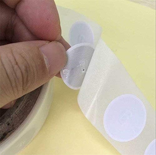 KingGo 100PCS RFID 13.56MHZ ISO14443A IC S50 Adhesive Tag Sticker Label Wet