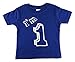 I'm 1 T-Shirt - One Year Old Birthday Party (12 Month, Royal Blue)