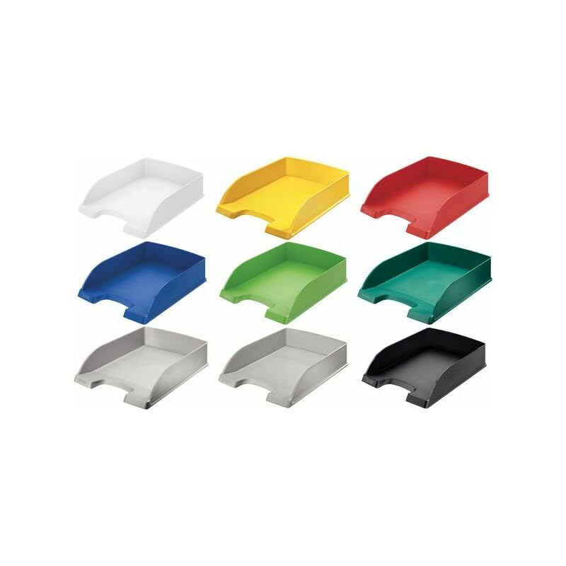 Leitz Plus Letter Tray – 70 mm – Pack of 5 Height 70 mm Light Green