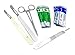 Dermaplaning Cleaning Kit - Disposable Scalpel Blades No. 22, 10 and 11 With Plastic, Metal Handle and Hemostat Blade Removal - Suitable for Dermaplaning and More - Sterile & Individually Foil Wrapped