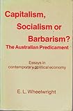 Front cover for the book Essays in the political economy of Australian capitalism by E. L. Wheelwright