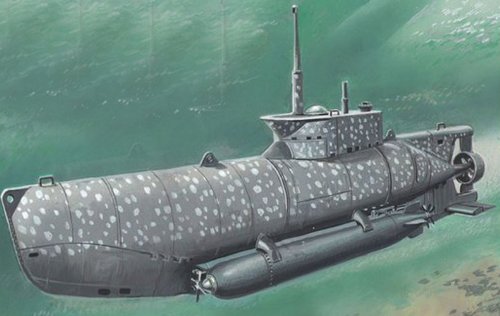 ICM Models Early U-Boot Type XXVIIB Seehund Building Kit