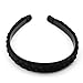 Merrylight Synthetic Hair Braided Plaited Hair Extensions Braid Hairband (Black-1)