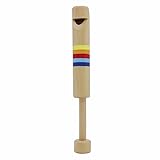 Walmeck Push & Pull Wooden Fipple Flute Whistle