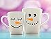Mozamy Creative Snowman Wall Decals - Snowman Faces, Refrigerator & Pantry Decals - Winter Decor & Christmas Decorations